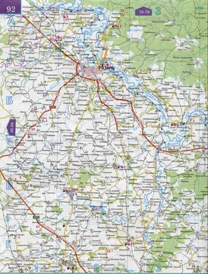 Старые карты Рязанской губернии, области, топографические, карты межевания