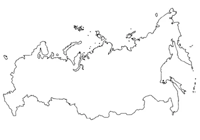 Карта россии рисунок для детей - 59 фото