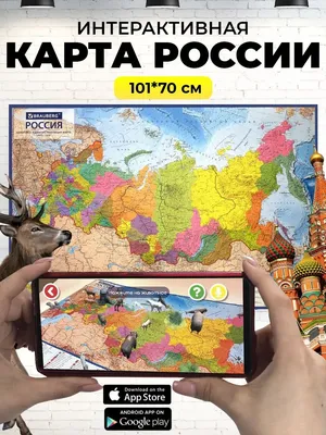 Интерактивная карта России, ламинированная, мир атлас, подарок для детей  мальчиков девочек купить по цене 199 ₽ в интернет-магазине KazanExpress