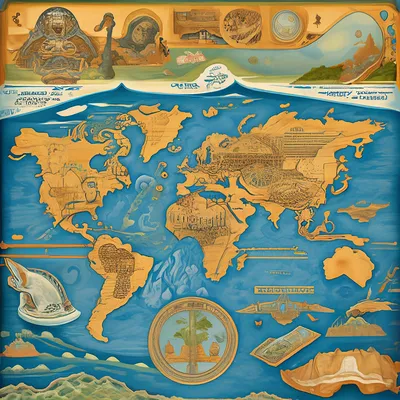 Карта мира. Материки | Удоба - бесплатный конструктор образовательных  ресурсов