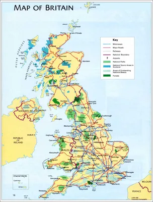 Политическая Карта Великобритании И Ирландии — стоковая векторная графика и  другие изображения на тему Карта - Карта, Великобритания, Северная Ирландия  - iStock