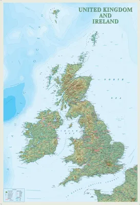 Великобритания, Ирландия. Экономическая карта | это... Что такое  Великобритания, Ирландия. Экономическая карта?