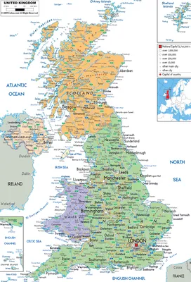 Карта Великобритании. Где находится Великобритания на карте мира? |  Путешествия по Миру | Дзен