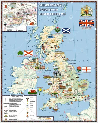 Стенд "Карта Великобритании" | Научно-технический центр «Решение» |  