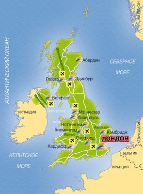 Отпуск.com / Карта Великобритании