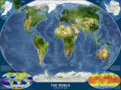 Получена карта Земли, на которой высохли все океаны и моря | Tour2Go | Дзен