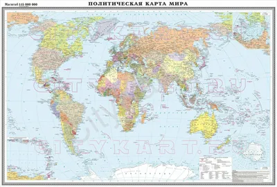 Фотообои Объёмная карта мира купить на стену • Эко Обои