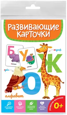 Карточки развивающие АЛФАВИТ ИН-5279 купить в Новосибирске - интернет  магазин Rich Family