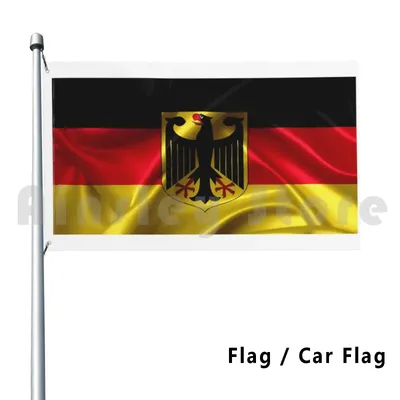 Флаг Германии Федеративной республики Германии. Иллюстрация вектора.  Иллюстрация вектора - иллюстрации насчитывающей икона, федеральное:  198165382