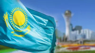 Купить флаг Казахстана в Москве за ✓ 375 руб.