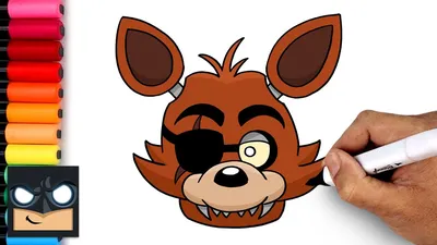How To Draw Foxy | Five Nights at Freddy's - YouTube