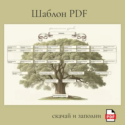 Заказать генеалогическое древо семьи - Портреты и шаржи по фотографии в  Тюмени