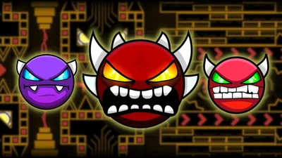 Geometry dash demon list on Craiyon