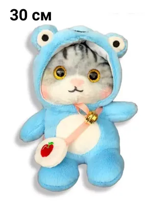 Мягкая игрушка Кот в капюшоне купить в 55опторг (UV10323) по цене 750 руб.