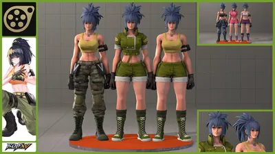 SFM] Leona Heidern - The King Of Fighters XV by DaiSFM on DeviantArt