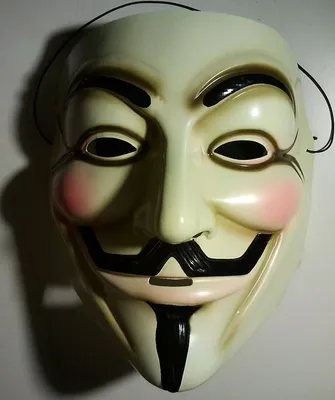 Маска Гая Фокса «V for Vendetta» (Neon подсветка) купить в Баку