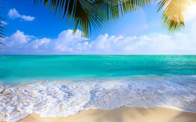 Красивые обои пляж море июль…» — создано в Шедевруме