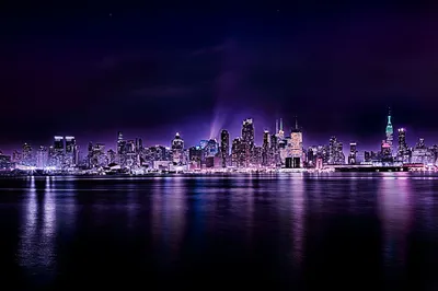 Скачать картинки Ночной город, стоковые фото Ночной город в хорошем  качестве | Depositphotos