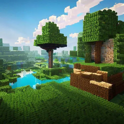 Minecraft: Нубики против Про» — создано в Шедевруме