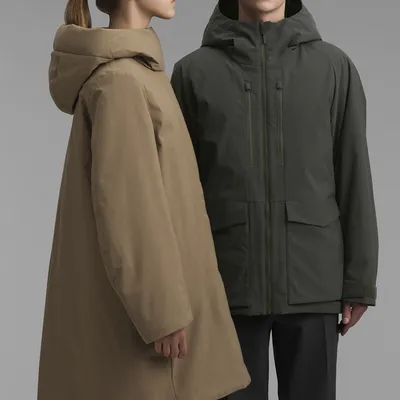 parka electra taupe femme