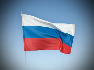 Развевающийся флаг России — обои на рабочий стол — 