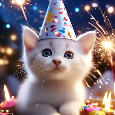 Красивая открытка GIF с Днем рождения Полина с праздничным тортом —  Скачайте на 