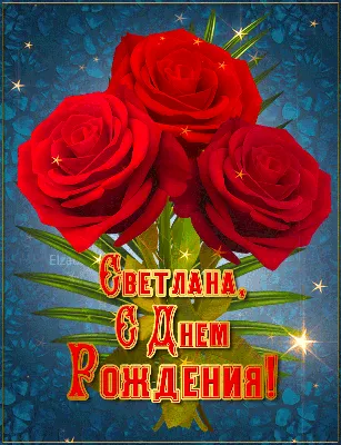 С днем рождения Светлана