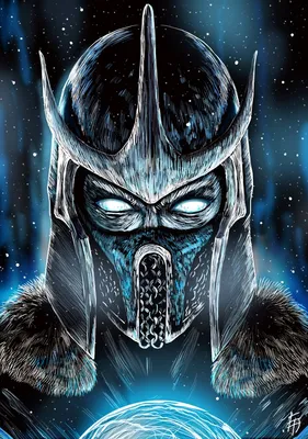 Купить постер (плакат) Mortal Kombat: Sub Zero на стену (артикул 100973)