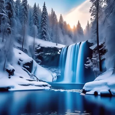 Водопады - красивые картинки (100 фото)