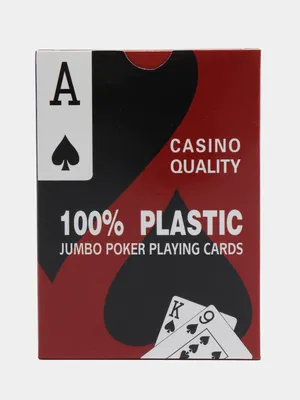 100% пластиковые игральные карты — Карты "Poker Club"