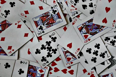 Профессиональные игральные карты «Poker Джамбо» 55 л. (атлас) рубашка  красная  – купить в Уфе