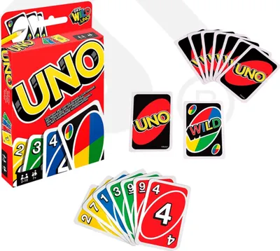 Оригинальные Mattel Games UNO Wild классические красные настольные карты  игра для вечерние игральные карты настольные игрушки для детей семейный  Мультиплеер | AliExpress