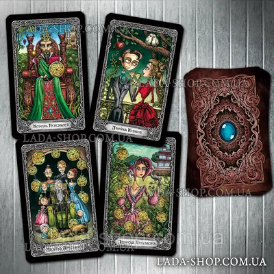 Купить Гадальные карты Таро Темный особняк (Dark Mansion Tarot), цена 900  грн —  (ID#1043816969)