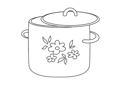 Посуда — раскраски для детей скачать онлайн бесплатно
