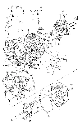 Продажа оригинальных запчастей для иномарок: купить автозапчасти для Audi  A6 Avant 2.0 - Автомобиль - Двигатель/Система охлаждения - Блок  цилиндров/Сцепление