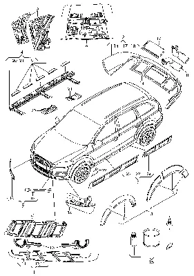 Каталог запчастей Audi Q7 купить с доставкой по Москве и России