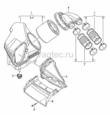 Запчасти Ауди А6 / С6. Каталог запчастей Audi A6/S6/Avant quattro.  Автозапчасти Ауди А6 / С6 Киев