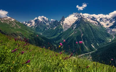 Красивые кавказские горы (60 фото) - 60 фото
