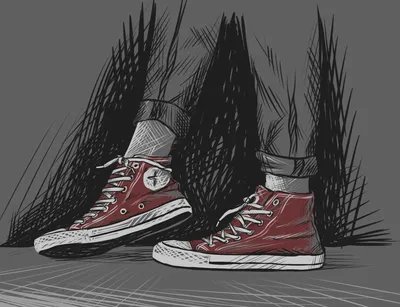 Как нарисовать КЕДЫ, Рисуем Просто, рисунки для срисовки/691/How to draw  SNEAKERS - YouTube