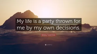 Келси Грэммер цитата: «Жизнь должна стать тяжелой».