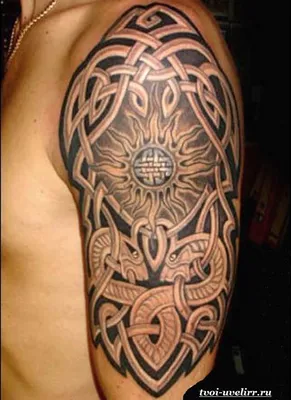 Кельтские узоры для татуировок у мужчин: мощное выражение индивидуальности  - 