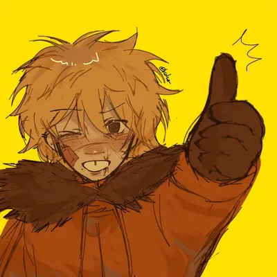 Kenny McCormick: icon fanart | South park anime, South park funny, South  park fanart