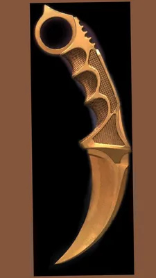 ZBROIA® | Нож CS GO Karambit Gold Stripe — ZBROIA