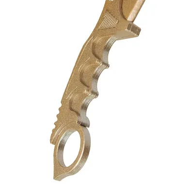 Деревянный Керамбит Karambit Gold из Стандофф 2, КС:ГО, Керамбит игрушечный  керыч. Керамбит Золотой Голд CS:GO (ID#1678214402), цена:  ₴, купить  на 