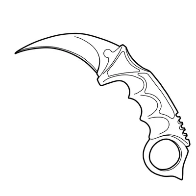 Нож Karambit камуфляж CS:GO из дерева 1:1 цветной символ года 2022 Голубой  Тигр подарок на Новый год сувенирный | AliExpress