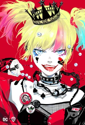 Harley Quinn (Харли Квинн, Харлин Квинзель) :: Anime Artist (Аниме арт,  Аниме-арт) :: DC Comics (DC Universe, Вселенная ДиСи) :: Anime (Аниме) ::  фэндомы / картинки, гифки, прикольные комиксы, интересные статьи по теме.