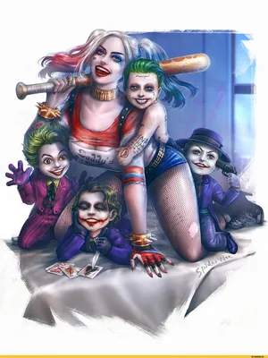 Харли Квин (Harley Quinn) :: красивые картинки :: art (арт) / картинки,  гифки, прикольные комиксы, интересные статьи по теме.