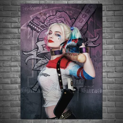 Купить Плакат "Харли Квинн, Марго Робби, Отряд Самоубийц, Suicide Squad",  60×43см, цена 180 грн —  (ID#757611059)