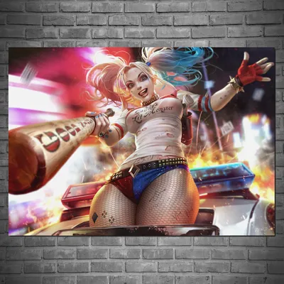 Купить Плакат "Харли Квинн, Harley Quinn", 43×60см, цена 180 грн —   (ID#757611091)