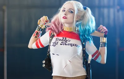 Фото Harley Quinn / Харли Квинн из фильма Отряд самоубийц / Suicide Squad с  битой, by mehdic